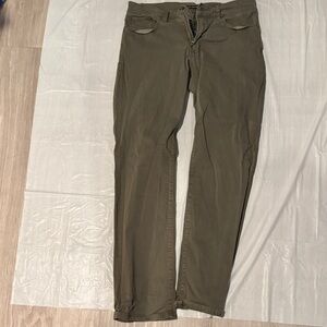Lucky Brand 363 Vintage Straight Olive Green Jeans W29 L32